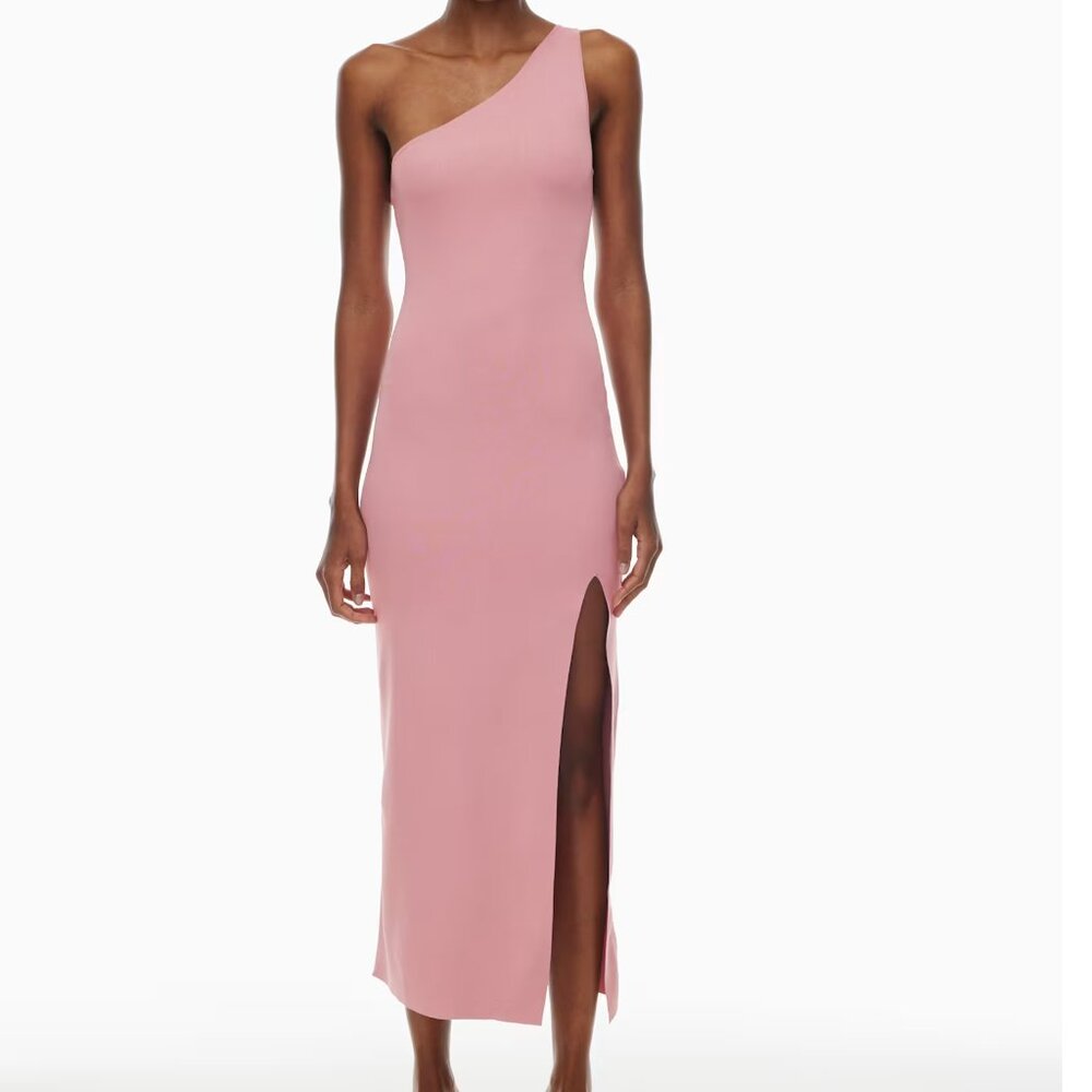 Aritzia Ten Reservation One Shoulder Dress NWT - Pink small